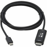 Eaton Tripp Lite Series USB-C to HDMI Active Adapter Cable (M/M), 4K 60 Hz, HDR, HDCP 2.2, DP 1.2 Alt Mode, Black, 6 ft. (1.8 m) — U444-006-HDR2BE