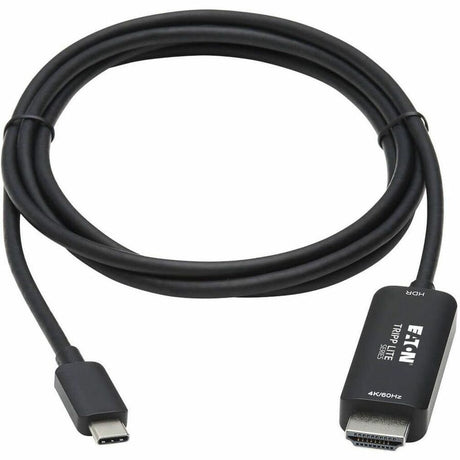 Eaton Tripp Lite Series USB-C to HDMI Active Adapter Cable (M/M), 4K 60 Hz, HDR, HDCP 2.2, DP 1.2 Alt Mode, Black, 6 ft. (1.8 m) — U444-006-HDR2BE