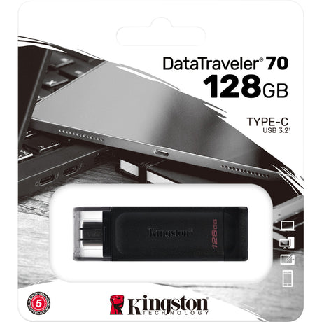 Kingston DataTraveler 70 USB-C Flash Drive — DT70/128GB