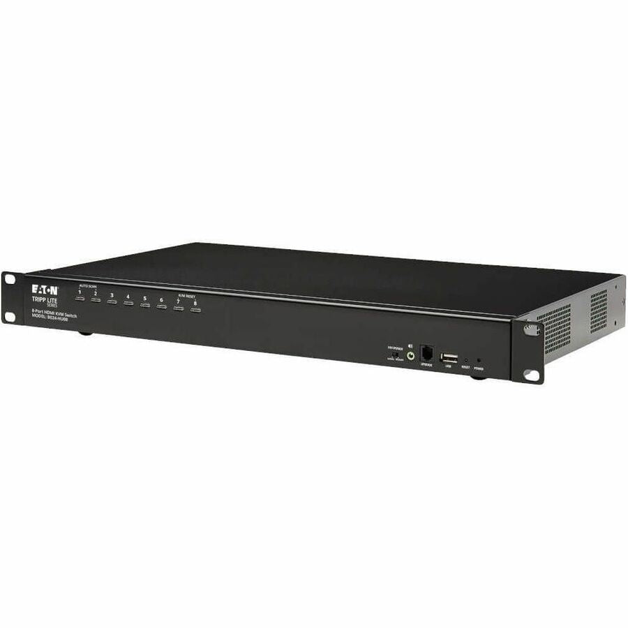 Eaton Tripp Lite Series 8-Port HDMI/USB KVM Switch with Audio/Video and USB Peripheral Sharing, 1U Rack-Mount, TAA — B024-HU08