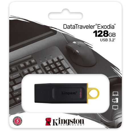 Kingston DataTraveler Exodia 128GB USB 3.2 (Gen 1) Flash Drive — DTX/128GB