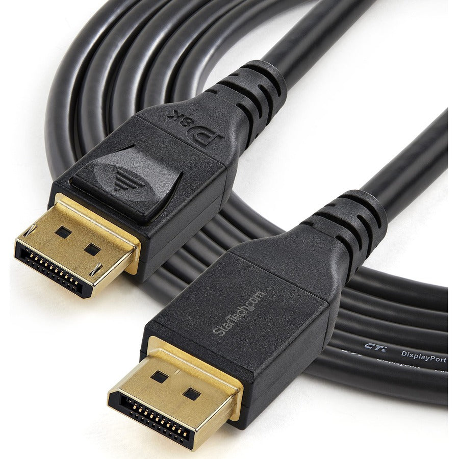 StarTech.com 4 m VESA Certified DisplayPort 1.4 Cable - 8K 60Hz HBR3 HDR - 13 ft Super UHD 4K 120Hz - DP to DP Video Monitor Cord M/M — DP14MM4M