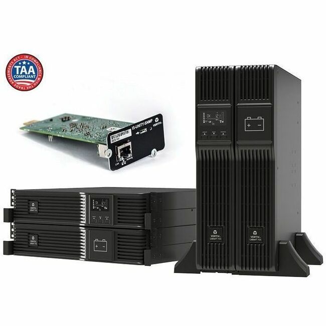 Vertiv Liebert PSI5 UPS 2880VA 2700W TAA AVR Tower/Rack with Network Card — PSI5-3000RT120TAAN