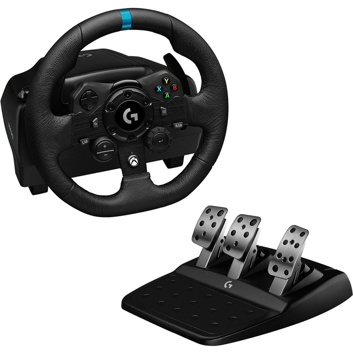Logitech G923 Gaming Steering Wheel, Gaming Pedal — 941-000156