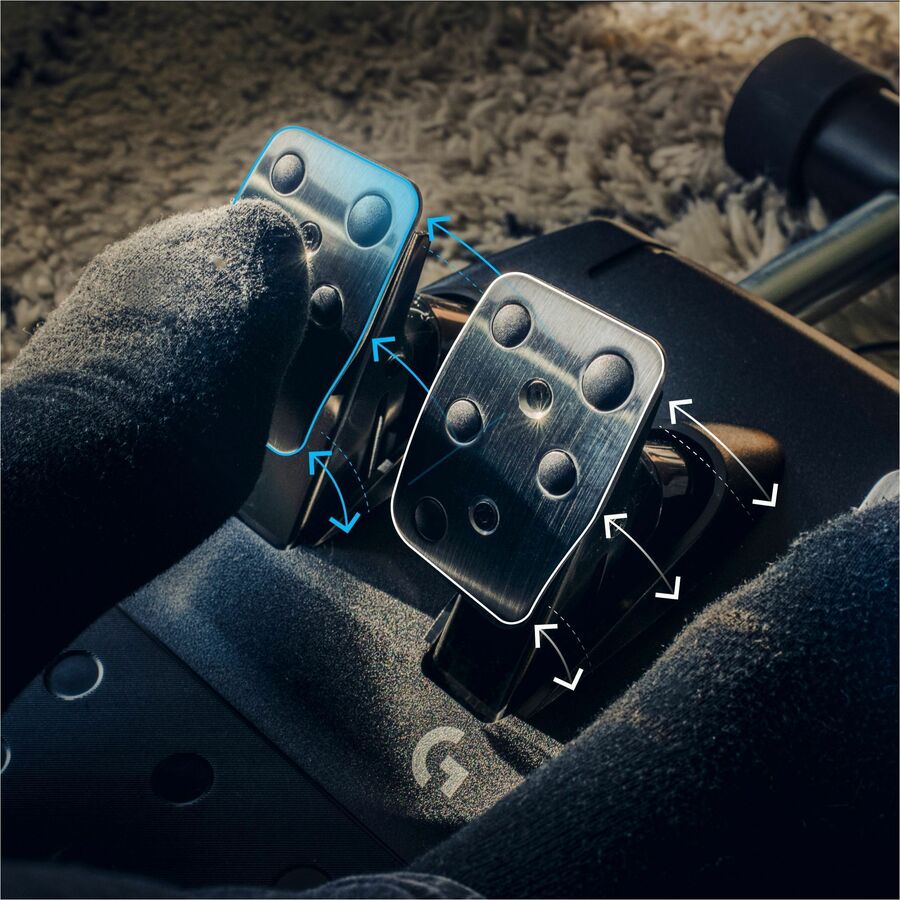 Logitech G923 Gaming Steering Wheel, Gaming Pedal — 941-000156