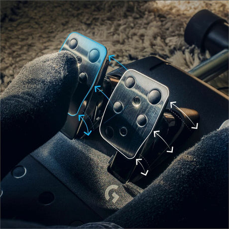 Logitech G923 Gaming Steering Wheel, Gaming Pedal — 941-000156