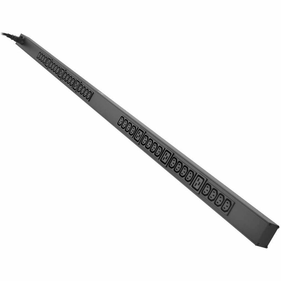 Eaton Tripp Lite Series 3.7kW 208/230V Single-Phase Basic PDU - 32 C13 & 6 C19 Outlets, L6-20P Input, 10 ft. Cord, 63.75 in. 0U Rack — PDUV20HVL6-72