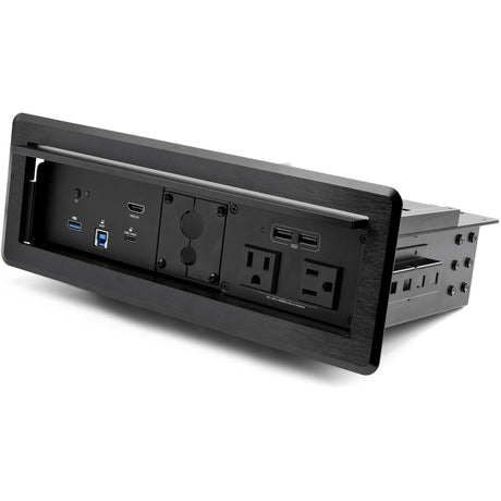 StarTech.com Conference Room Docking Station w/ Power; Table Connectivity A/V Box, Universal Laptop Dock, 60W PD, AC Outlets, USB Charging — KITBXDOCKPNA