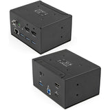 StarTech.com Conference Room Docking Station w/ Power; Table Connectivity A/V Box, Universal Laptop Dock, 60W PD, AC Outlets, USB Charging — KITBXDOCKPNA