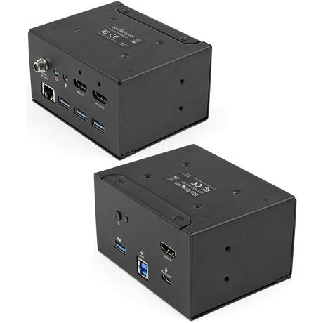 StarTech.com Conference Room Docking Station w/ Power; Table Connectivity A/V Box, Universal Laptop Dock, 60W PD, AC Outlets, USB Charging — KITBXDOCKPNA