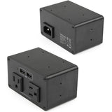 StarTech.com Conference Room Docking Station w/ Power; Table Connectivity A/V Box, Universal Laptop Dock, 60W PD, AC Outlets, USB Charging — KITBXDOCKPNA