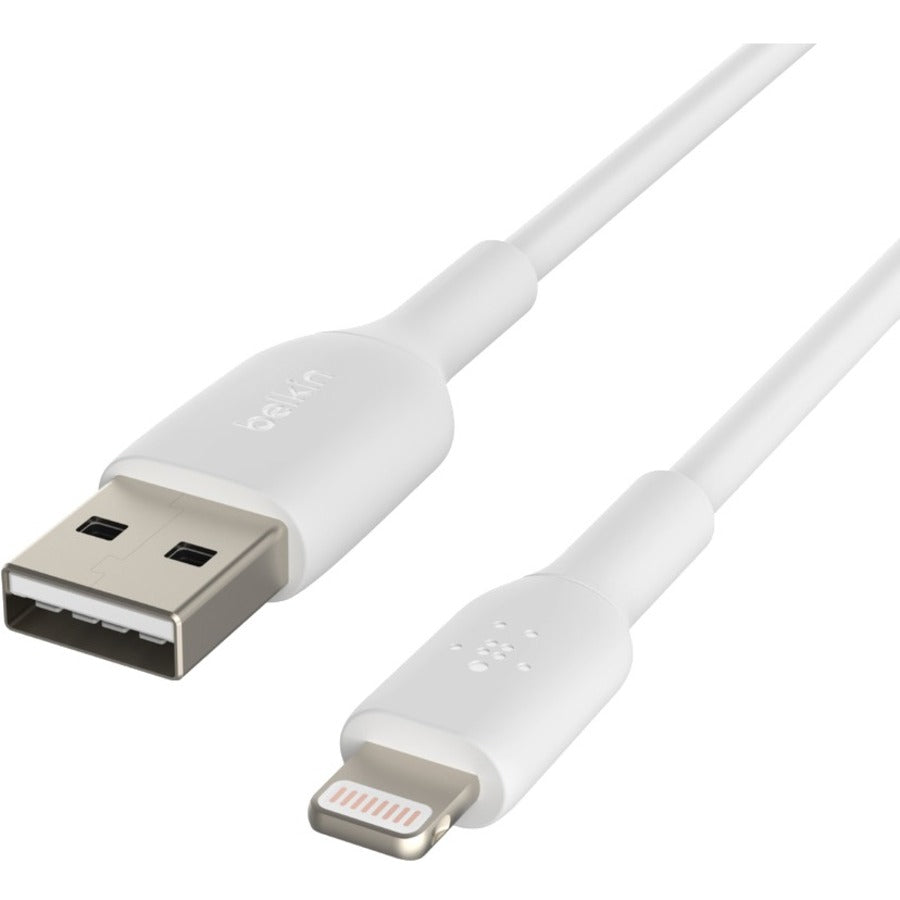 Belkin BoostCharge Lightning to USB-A Cable (1 meter / 3.3 foot, White) — CAA001bt1MWH
