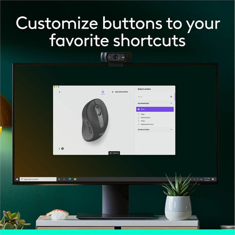 Logitech Signature M650 L Full Size Wireless Mouse - For Large Sized Hands, 2-Year Battery, Silent Clicks, Graphite — 910-006231