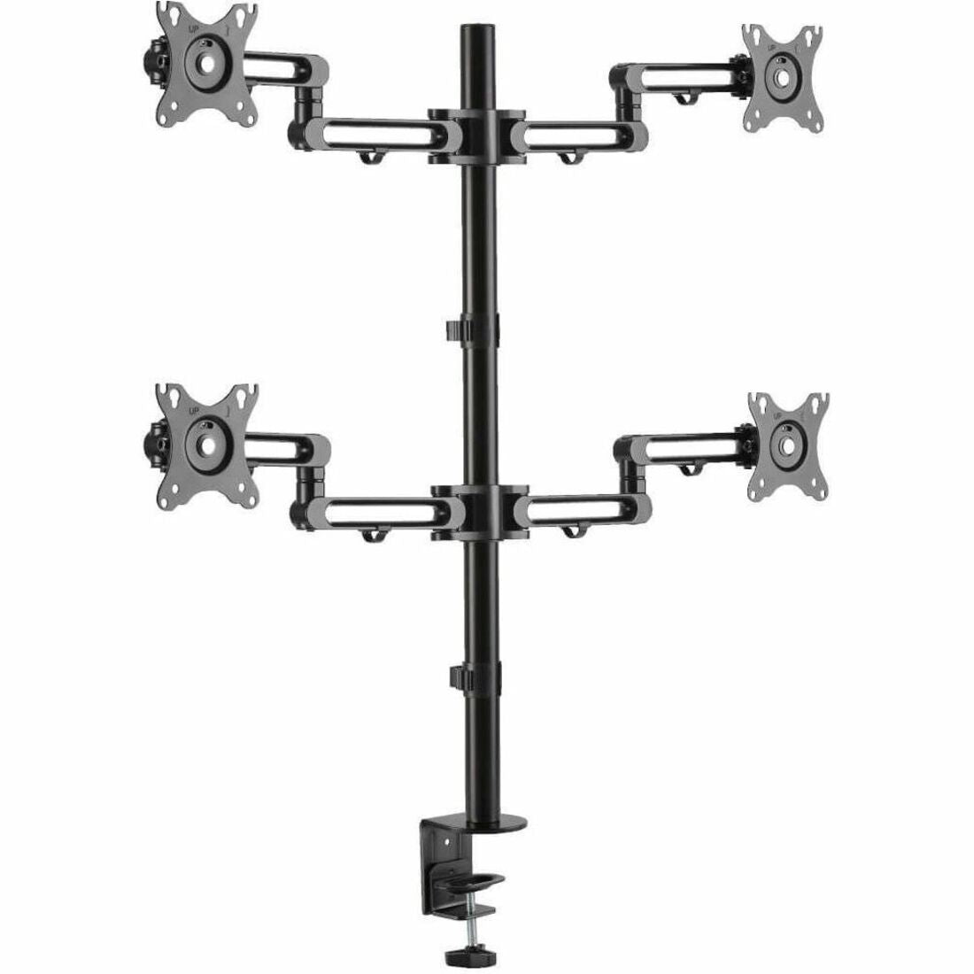 Eaton Tripp Lite Series Quad-Monitor Flex-Arm Desktop Clamp for 13" to 27" Displays — DDR1327SQFC-1