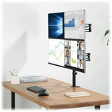 Eaton Tripp Lite Series Quad-Monitor Flex-Arm Desktop Clamp for 13" to 27" Displays — DDR1327SQFC-1