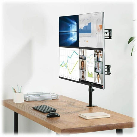 Eaton Tripp Lite Series Quad-Monitor Flex-Arm Desktop Clamp for 13" to 27" Displays — DDR1327SQFC-1
