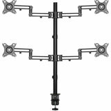 Eaton Tripp Lite Series Quad-Monitor Flex-Arm Desktop Clamp for 13" to 27" Displays — DDR1327SQFC-1