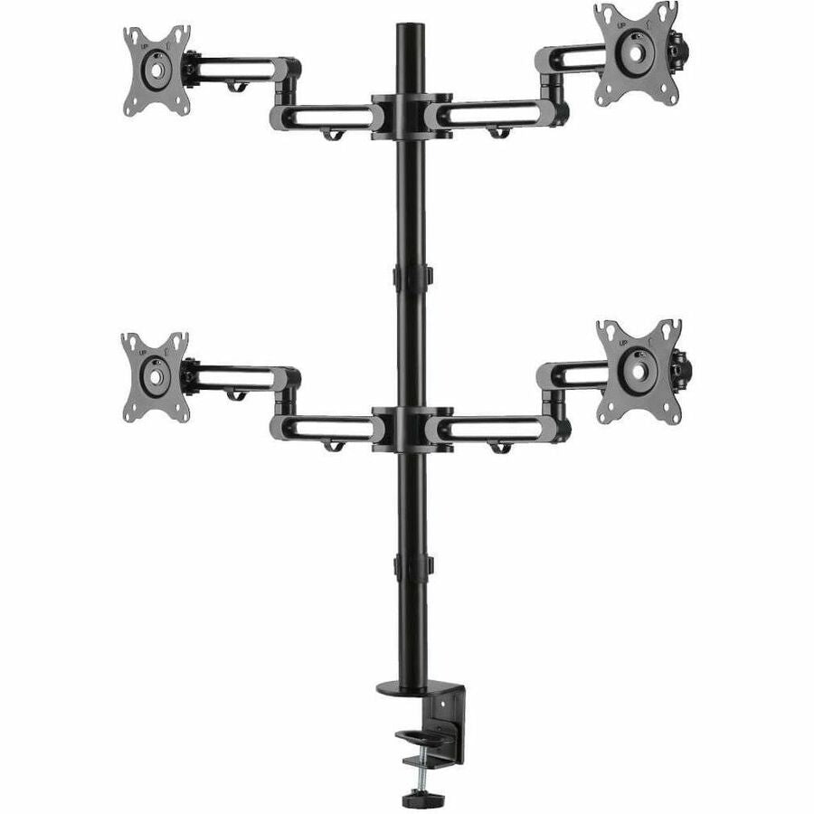 Eaton Tripp Lite Series Quad-Monitor Flex-Arm Desktop Clamp for 13" to 27" Displays — DDR1327SQFC-1