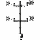 Eaton Tripp Lite Series Quad-Monitor Flex-Arm Desktop Clamp for 13" to 27" Displays — DDR1327SQFC-1