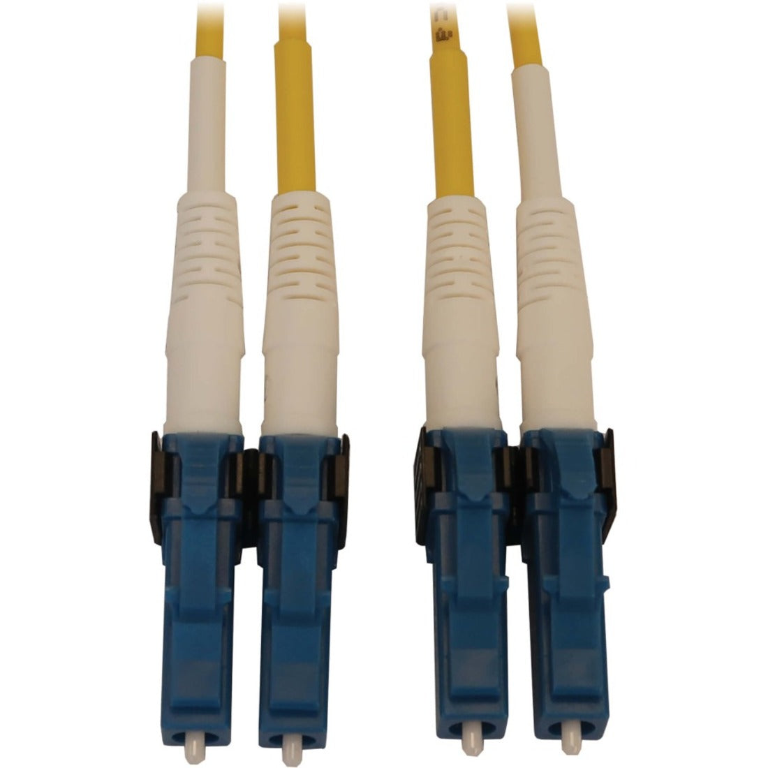 Eaton Tripp Lite Series 400G Duplex Singlemode 9/125 OS2 Switchable Fiber Optic Cable (LC/UPC M/M), LSZH, Yellow, 1 m (3.3 ft.) — N370X-01M