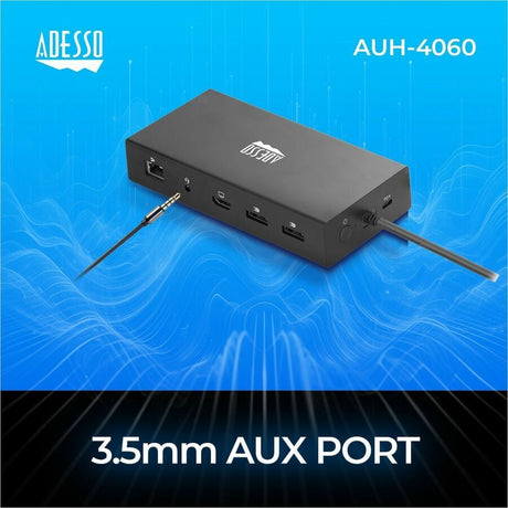 Adesso 12-in-1 USB-C Multi-Port Docking Station (TAA Compliant) — AUH-4060