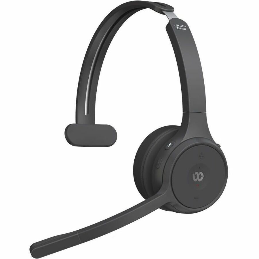 Cisco Single-Ear, Carbon Black Headset Bundle — HS-WL-721-BUNA-C