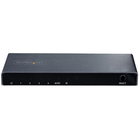 StarTech.com 4-Port 8K HDMI Switch, HDMI 2.1 Switcher 4K 120Hz HDR10+, 8K 60Hz UHD, HDMI Switch 4 In 1 Out, Auto/Manual Source Switching — 4PORT-8K-HDMI-SWITCH