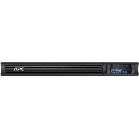 APC Smart-UPS, Line Interactive, 1500VA, Rackmount 1U, 120V, 4x NEMA 5-15R outlets, SmartConnect Port+SmartSlot, AVR, LCD — SMT1500RM1UC