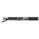 APC Smart-UPS, Line Interactive, 1500VA, Rackmount 1U, 120V, 4x NEMA 5-15R outlets, SmartConnect Port+SmartSlot, AVR, LCD — SMT1500RM1UC