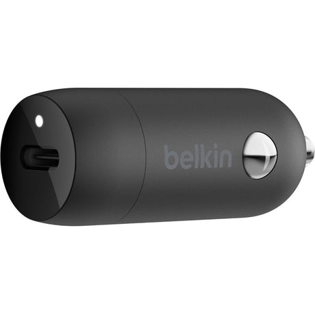 Belkin Boost&uarr;Charge&trade; 30W Fast Car Charger, Compact Design w/USB-C Power Delivery Port, Universal Compatibility for iPhone 14, Galaxy S23, Note Series, and More - Black — CCA004btBK