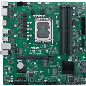 Asus PRO Q670M-C-CSM Desktop Motherboard - Intel Q670 Chipset - Socket LGA-1700 - Intel Optane Memory Ready - Micro ATX — PROQ670M-C-CSM