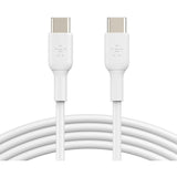 Belkin USB-C to USB-C Cable (2m / 6.6ft, White) — CAB003bt2MWH