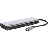 Belkin USB-C 7-in-1 Multiport Adapter, Laptop Docking Station, 2x USB-A 3.1 Gen 2, 4k HDMI 2.0, 100W Power Delivery 3.0 — PVC003btSGY