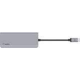 Belkin USB-C 7-in-1 Multiport Adapter, Laptop Docking Station, 2x USB-A 3.1 Gen 2, 4k HDMI 2.0, 100W Power Delivery 3.0 — PVC003btSGY