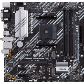 Asus Prime B550M-A WIFI II Desktop Motherboard - AMD B550 Chipset - Socket AM4 - Micro ATX — PRIMEB550M-AWIFIII