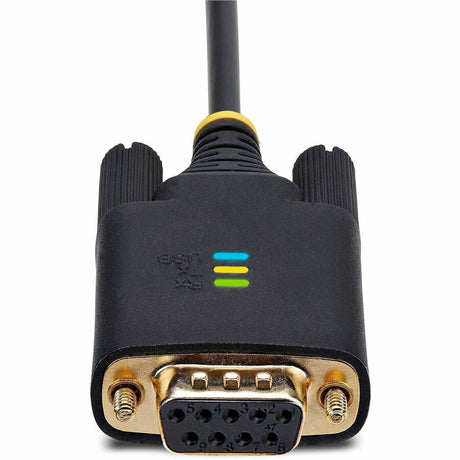 StarTech.com 10ft (3m) USB to Null Modem Serial Adapter Cable, COM Retention, FTDI, RS232, Changeable DB9 Screws/Nuts, Windows/macOS/Linux — 1P10FFCN-USB-SERIAL
