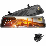 GekoGear Orbit D400 4K Rearview Mirror Dash Cam with 1080P Backup Cam — Orbit-D400