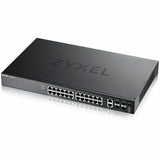 ZYXEL XGS2220-30 24-Port Gigabit L3 Managed and Nebula Pro Cloud Managed Switch with 4 SFP+ 10G Uplinks and 2 10G Ethernet Ports — XGS2220-30