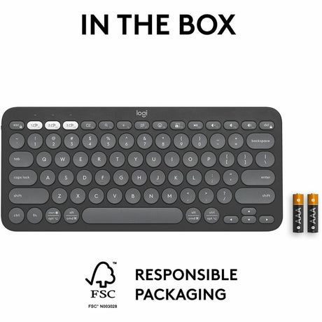 Logitech Pebble Keys 2 K380s Multi-device Bluetooth Wireless Keyboard — 920-011775
