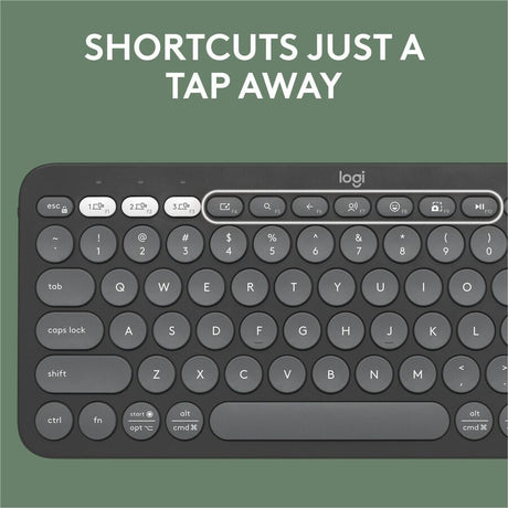 Logitech Pebble Keys 2 K380s Multi-device Bluetooth Wireless Keyboard — 920-011775