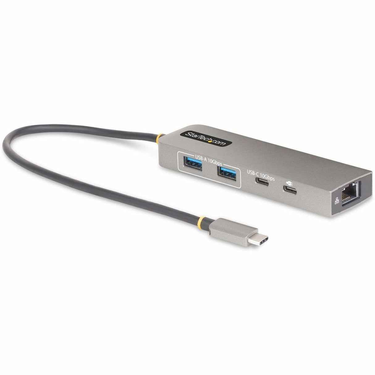 StarTech.com 3-Port USB-C Hub with 2.5 Gb Ethernet and 100W PD Passthrough - USB-C to 2x USB-A/1x USB-C, USB 3.2 10Gbps Type-C Adapter Hub — 10G2A1C25EPD-USB-HUB