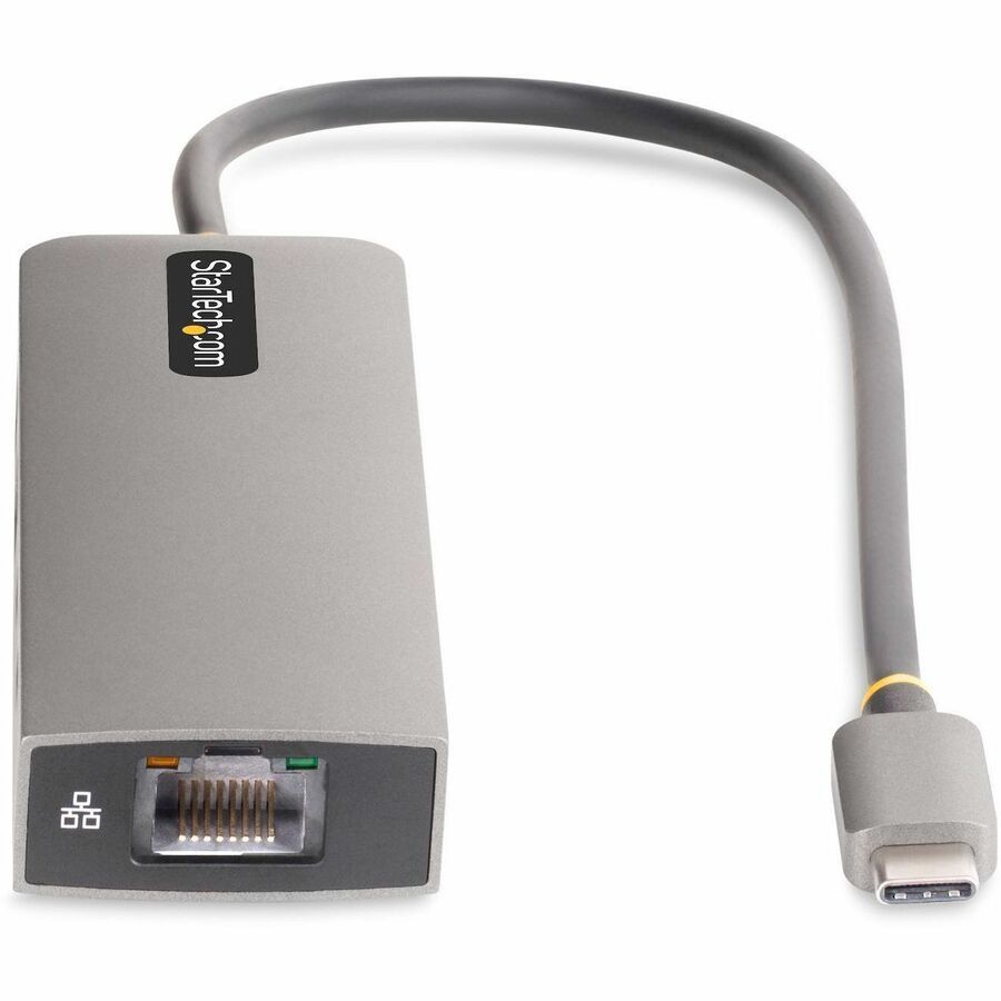 StarTech.com 3-Port USB-C Hub with 2.5 Gb Ethernet and 100W PD Passthrough - USB-C to 2x USB-A/1x USB-C, USB 3.2 10Gbps Type-C Adapter Hub — 10G2A1C25EPD-USB-HUB