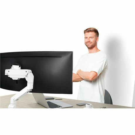 SIIG Single Heavy Duty 34"- 49" Monitor Arm with Easy Top Mounting - Weight Between 22 to 44 lbs — CE-MT3S11-S1