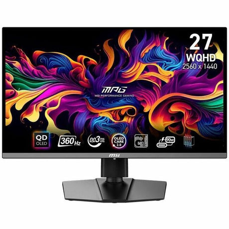 MSI MPG271QRX QD-OLED 27" Class WQHD Gaming OLED Monitor - 16:9 - Black — MPG271QRXQDOLED