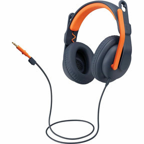 Logitech Zone Learn Wired Headset with Microphone for Learners, Comfortable and Adjustable Fit for Kids, 3.5mm AUX, for Windows/MacOS/iPadOS/Android/Mobile — 981-001389