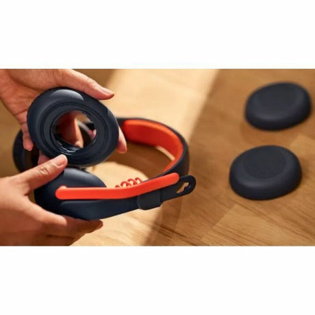 Logitech Zone Learn Wired Headset with Microphone for Learners, Comfortable and Adjustable Fit for Kids, 3.5mm AUX, for Windows/MacOS/iPadOS/Android/Mobile — 981-001389