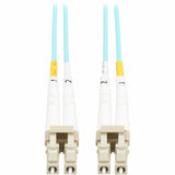 Eaton Tripp Lite Series 10Gb Duplex Multimode 50/125 OM3 OFNP Fiber Patch Cable (LC/LC) - Aqua, 5 m (16.4 ft.), TAA — N820-05M-TAA