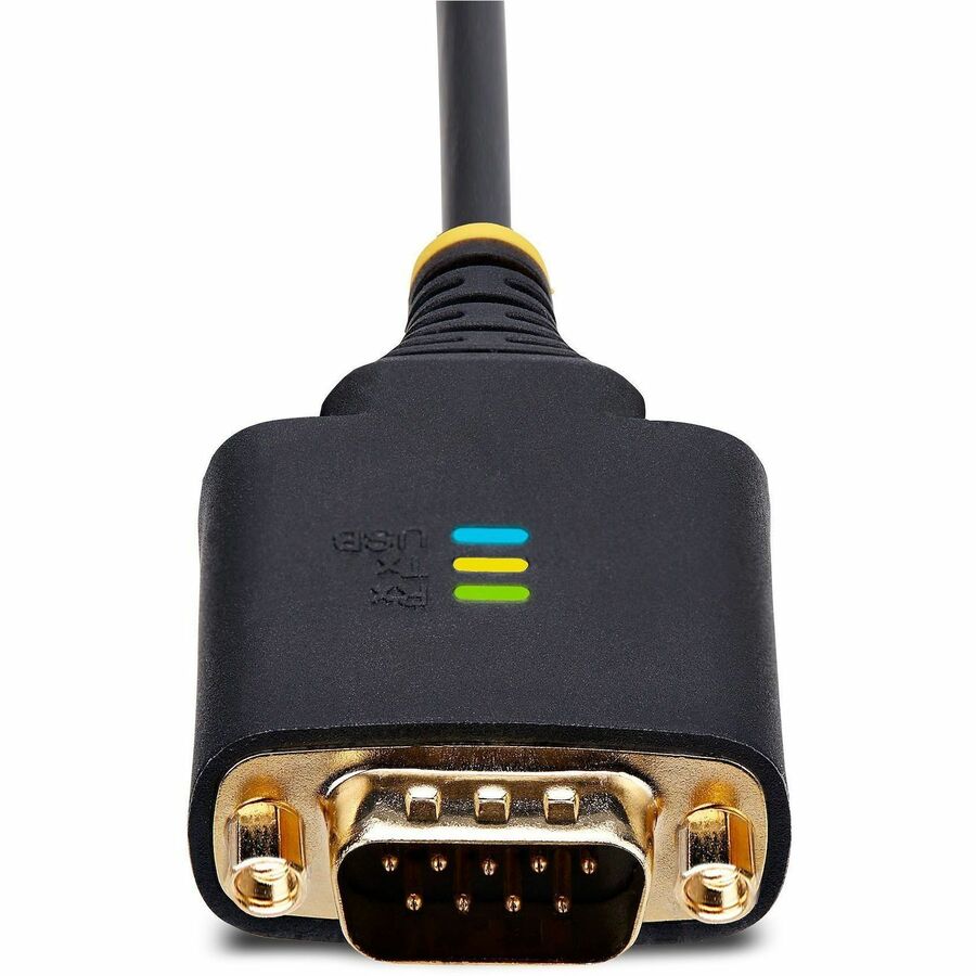 StarTech.com 2ft/60cm 2-Port USB to Serial Adapter Cable, COM Retention, FTDI, DB9 RS232, Changeable DB9 Screws/Nuts, Windows/macOS/Linux — 2P1FFC-USB-SERIAL