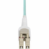 StarTech.com 5m (16.4ft) LC to LC (UPC) OM4 Switchable Fiber Optic Cable 50/125, 100G, Toolless Polarity Switching, LSZH Fiber Jumper Cord — 450FBLCLC5SW