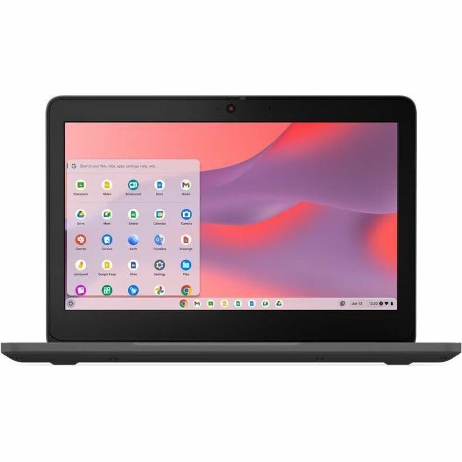 Lenovo 100e Chromebook Gen 4 83G80001US 11.6" Touchscreen Chromebook - HD - Intel N-Series N100 - 8 GB - 64 GB Flash Memory - English Keyboard - Graphite Gray — 83G80001US